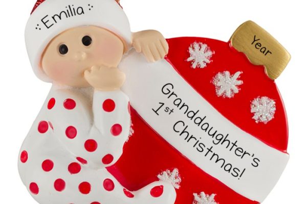 Granddaughter ornament personalized personalization available