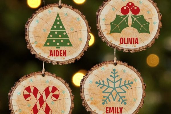 Christmas ornament with names