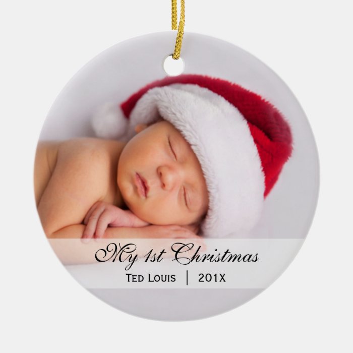 Personalized christmas ornament first gifts babys baby aluminum memorablegifts pc