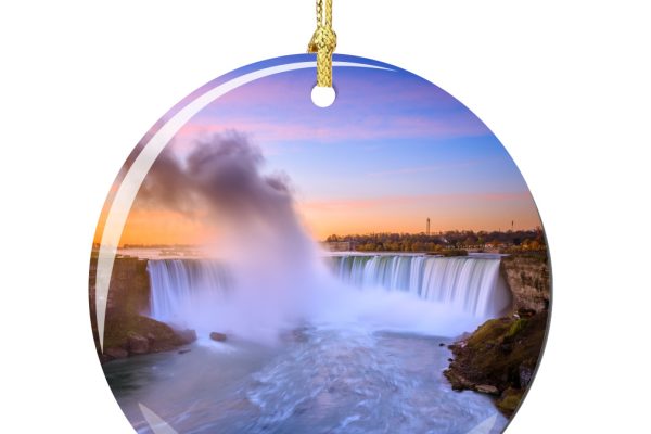 Niagara falls christmas ornament